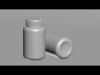 Gummy Supplement Bottle Elderberry 3D model_1