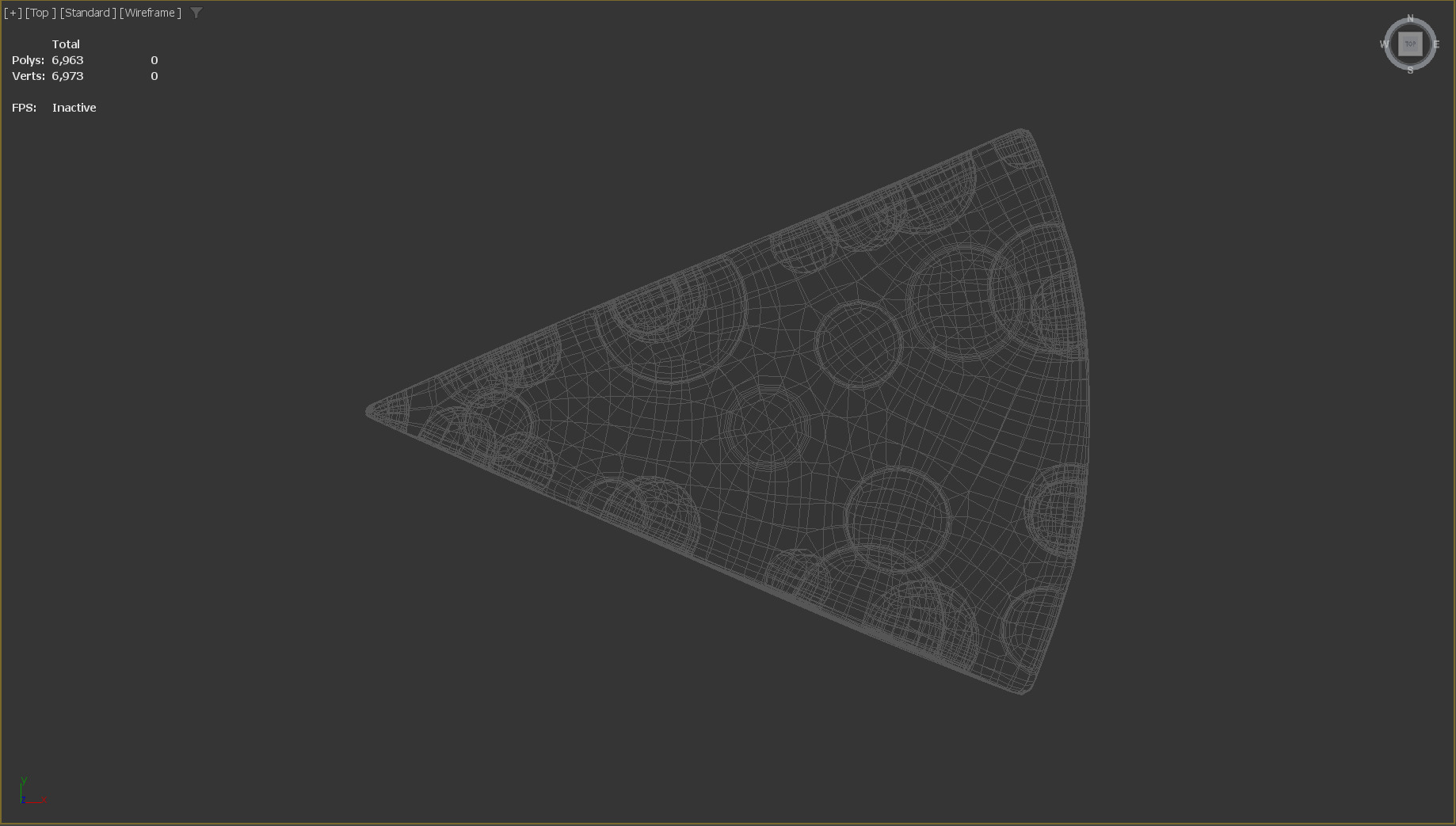 Stylized Low-Poly Cheese Low-poly 3D model_17