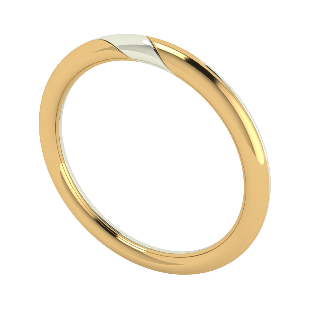 Bicolor Twisted Rings - Wide Pack 3D print model_3