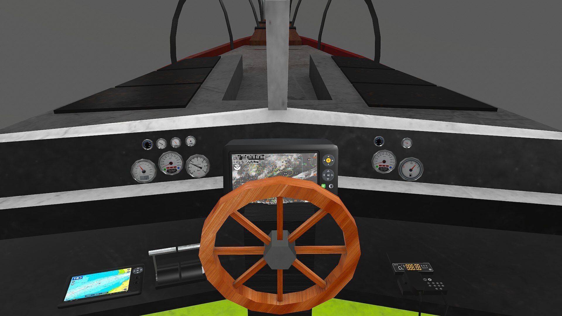 Fishing Boat Low-poly PBR Low-poly 3D model_15