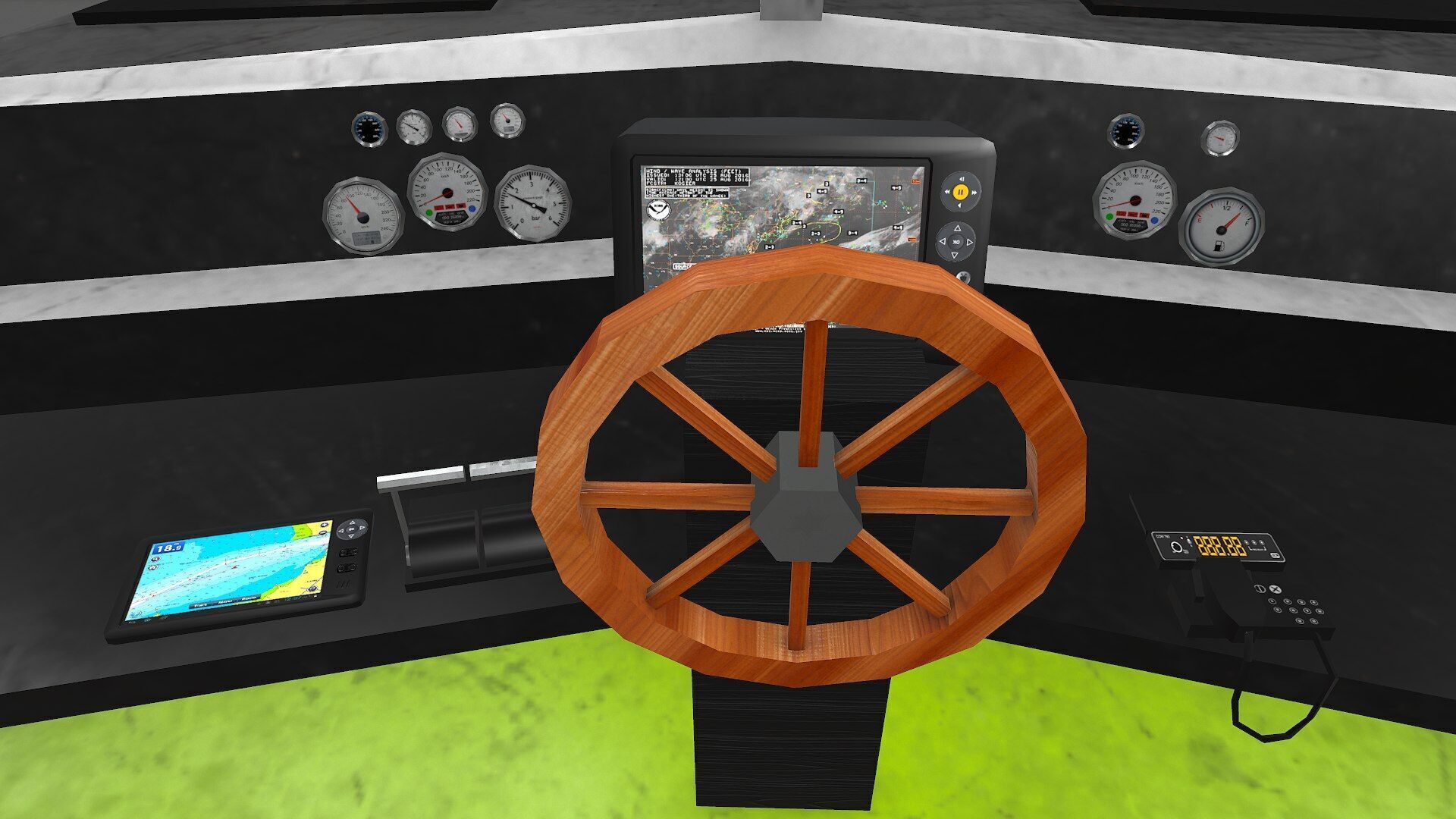 Fishing Boat Low-poly PBR Low-poly 3D model_17