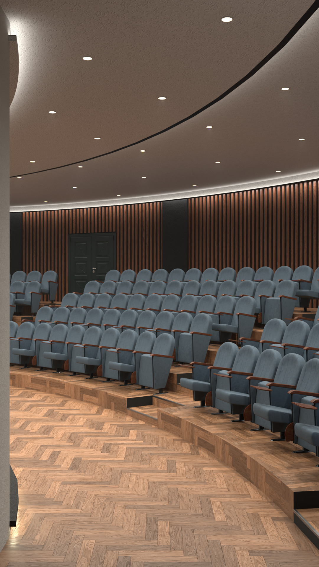 Performance hall 3D model_4