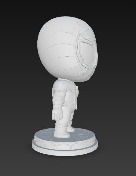 Cartoon Spider Man Figure Model 3D print model_1