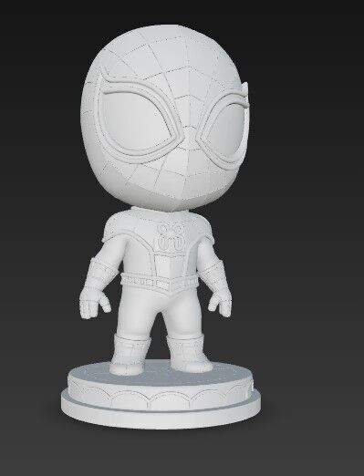 Cartoon Spider Man Figure Model 3D print model_5