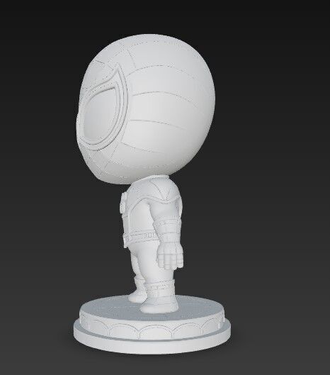 Cartoon Spider Man Figure Model 3D print model_12