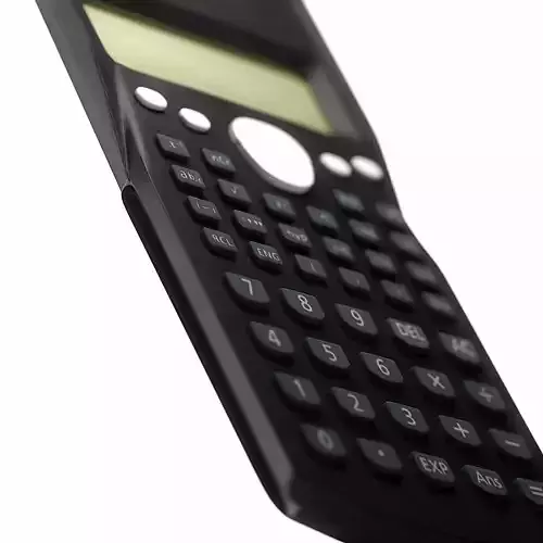 Casio Calculator 3D model Low-poly 3D model