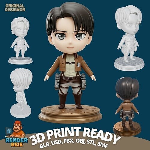 The Cutest Soldier of Humanity in 3D 3D print model