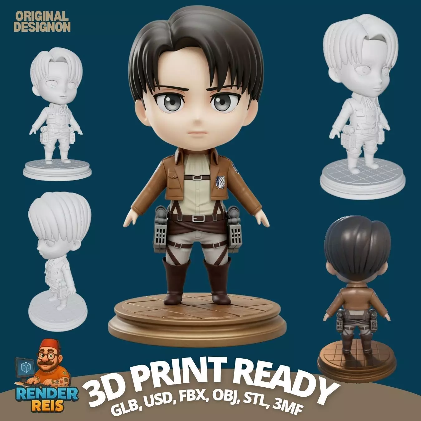 The Cutest Soldier of Humanity in 3D 3D print model_0