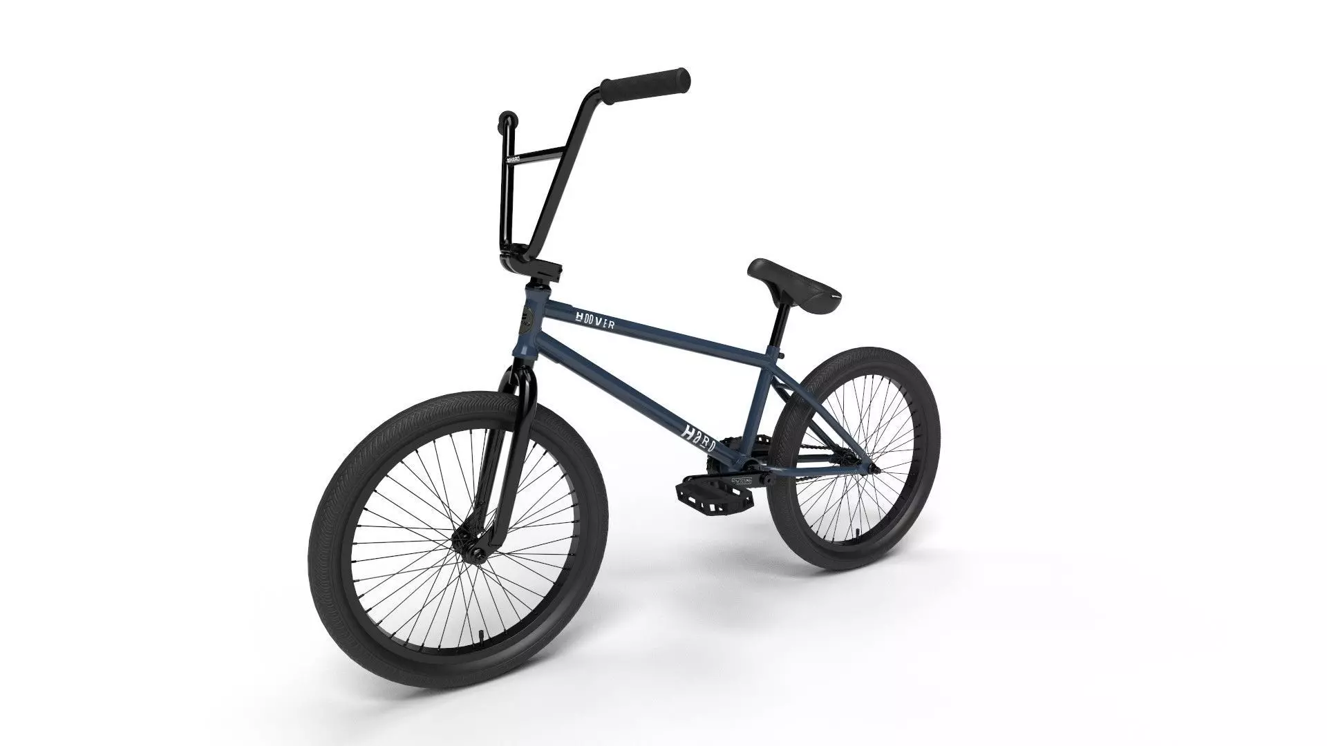 Haro Hoover BMX Blue - Optimized 3D model