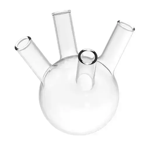 Four Neck Angled Flask 3D print model