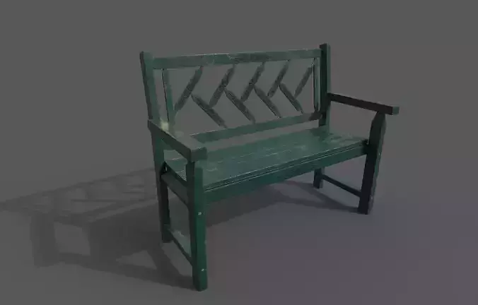 Wood Bench