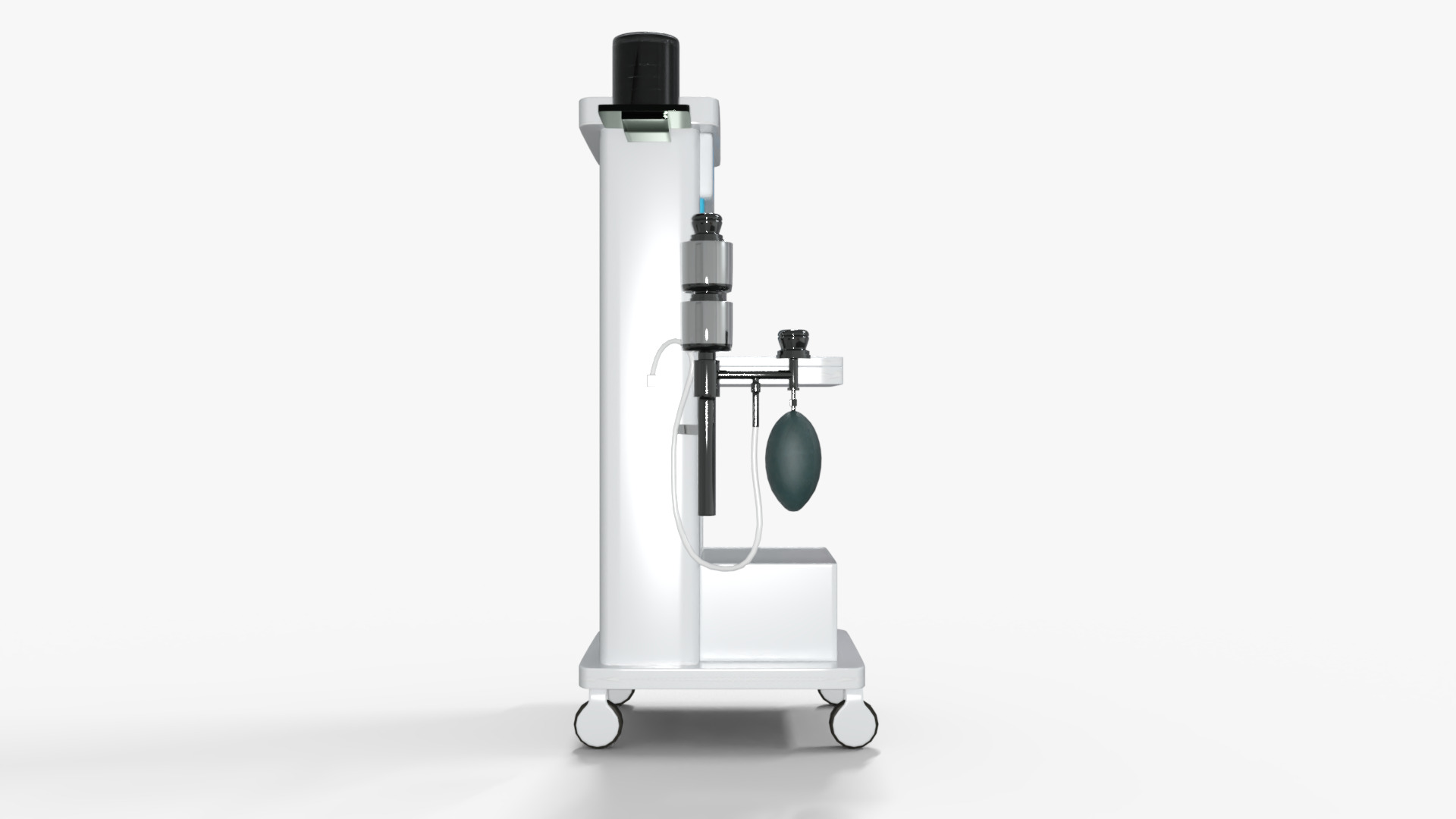Anesthesia Machine Medical Low-poly 3D model_3