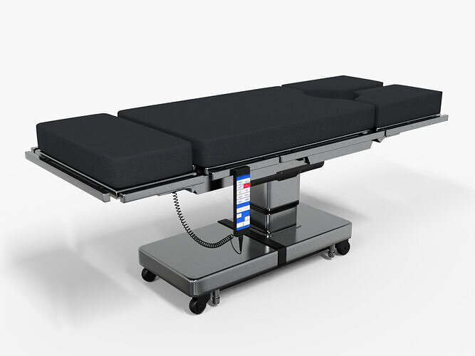  Operation Table Medical Low-poly 3D model