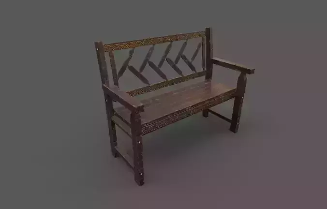 Wood Bench