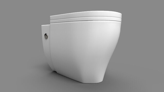Toilet Bowl CG1 3D model