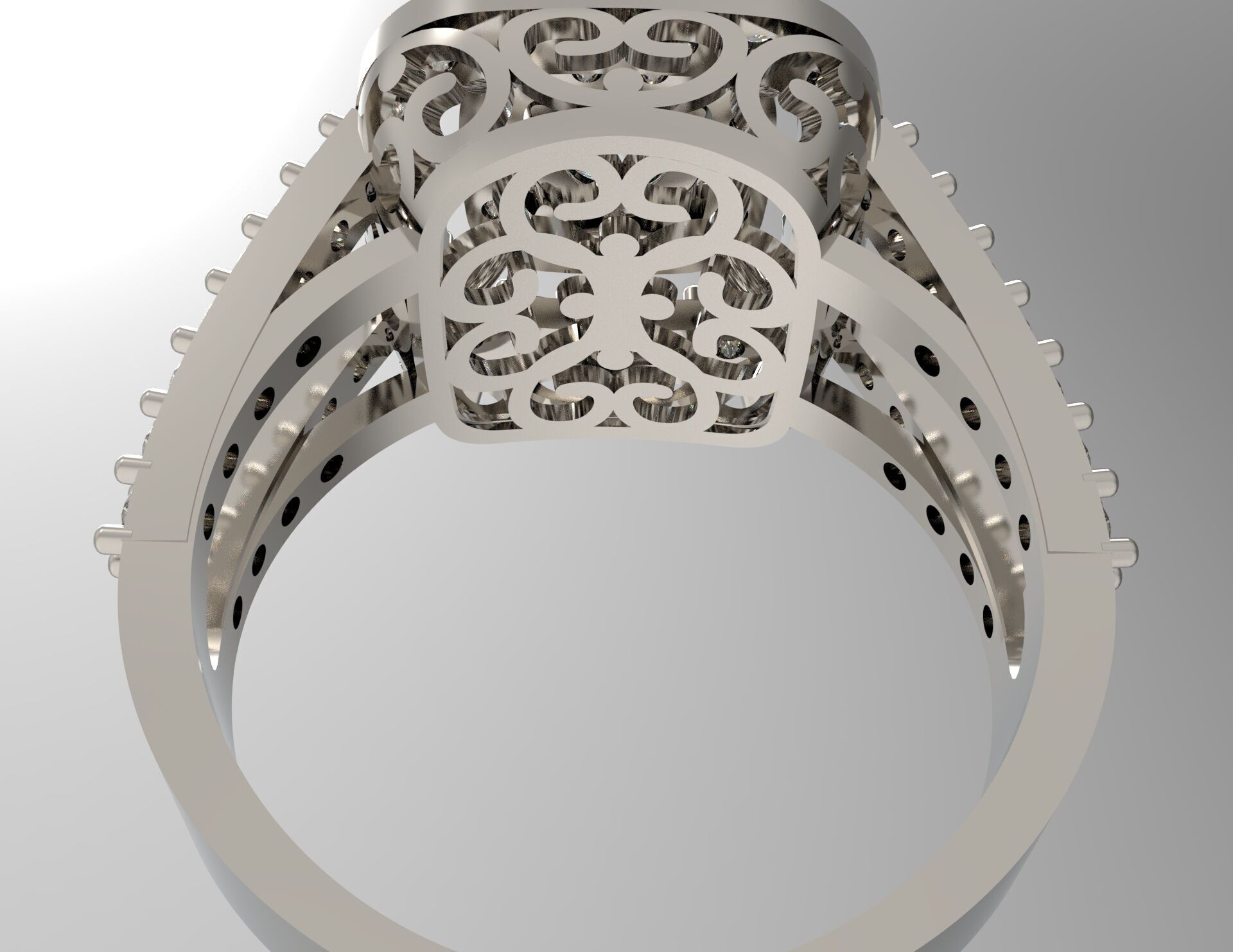 Celestia Ring 3D print model_9