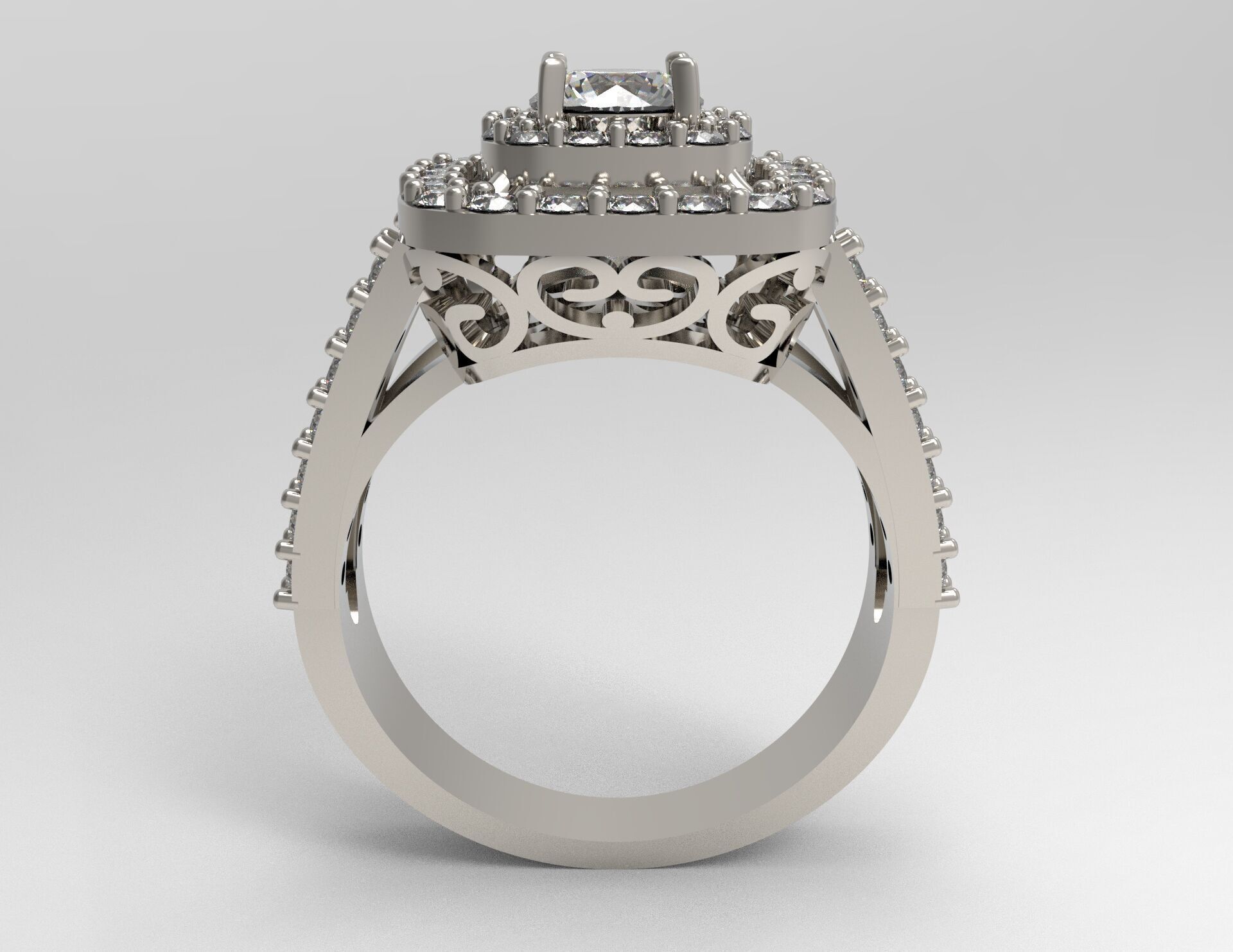 Celestia Ring 3D print model_3