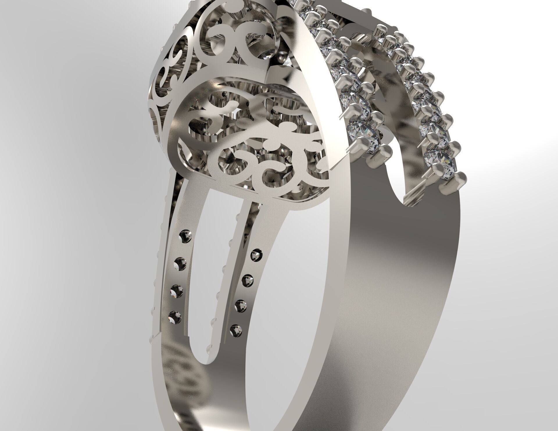 Celestia Ring 3D print model_10