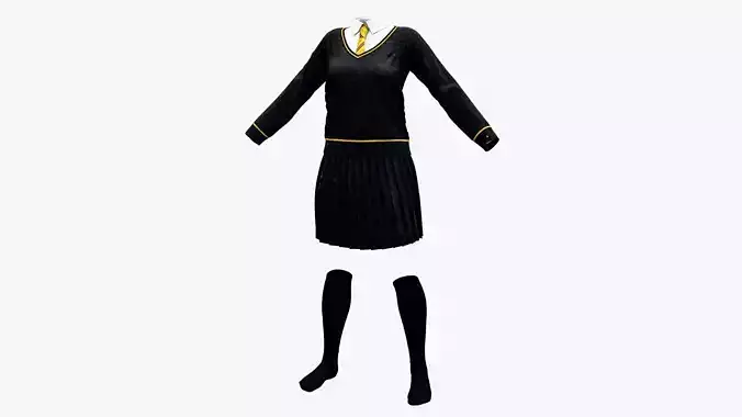Girls Hogwarts Uniform Harry Potter Uniform Hufflepuff