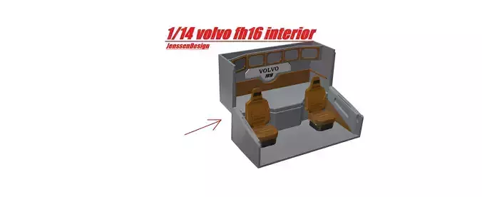 RC VOLVO FH 16 INTERIOR