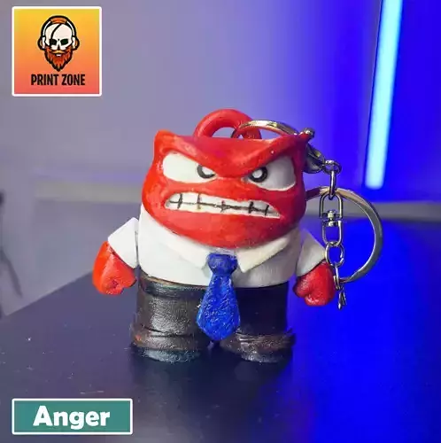 Flexi Inside Out Anger No supports STL file