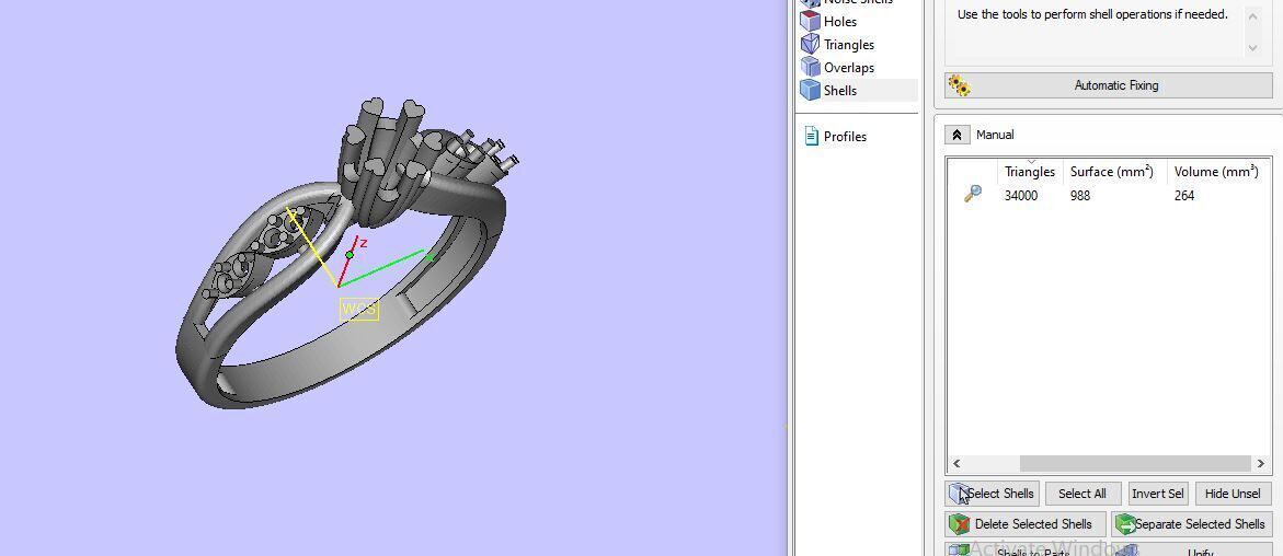 Solitaire Ring Ready To Print 3D print model_23