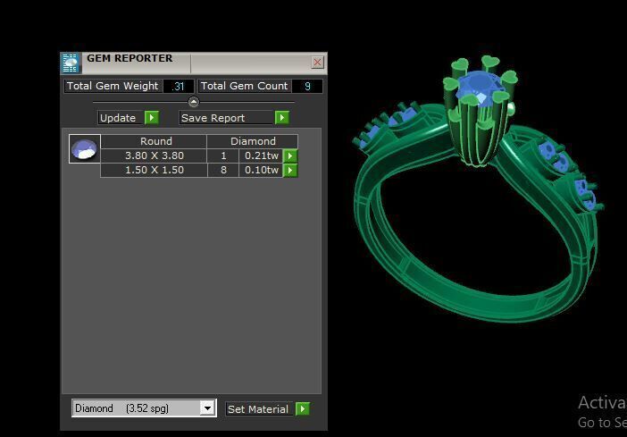 Solitaire Ring Ready To Print 3D print model_20