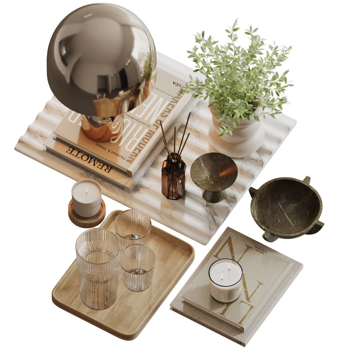 Decorative Set-09 3D model_4