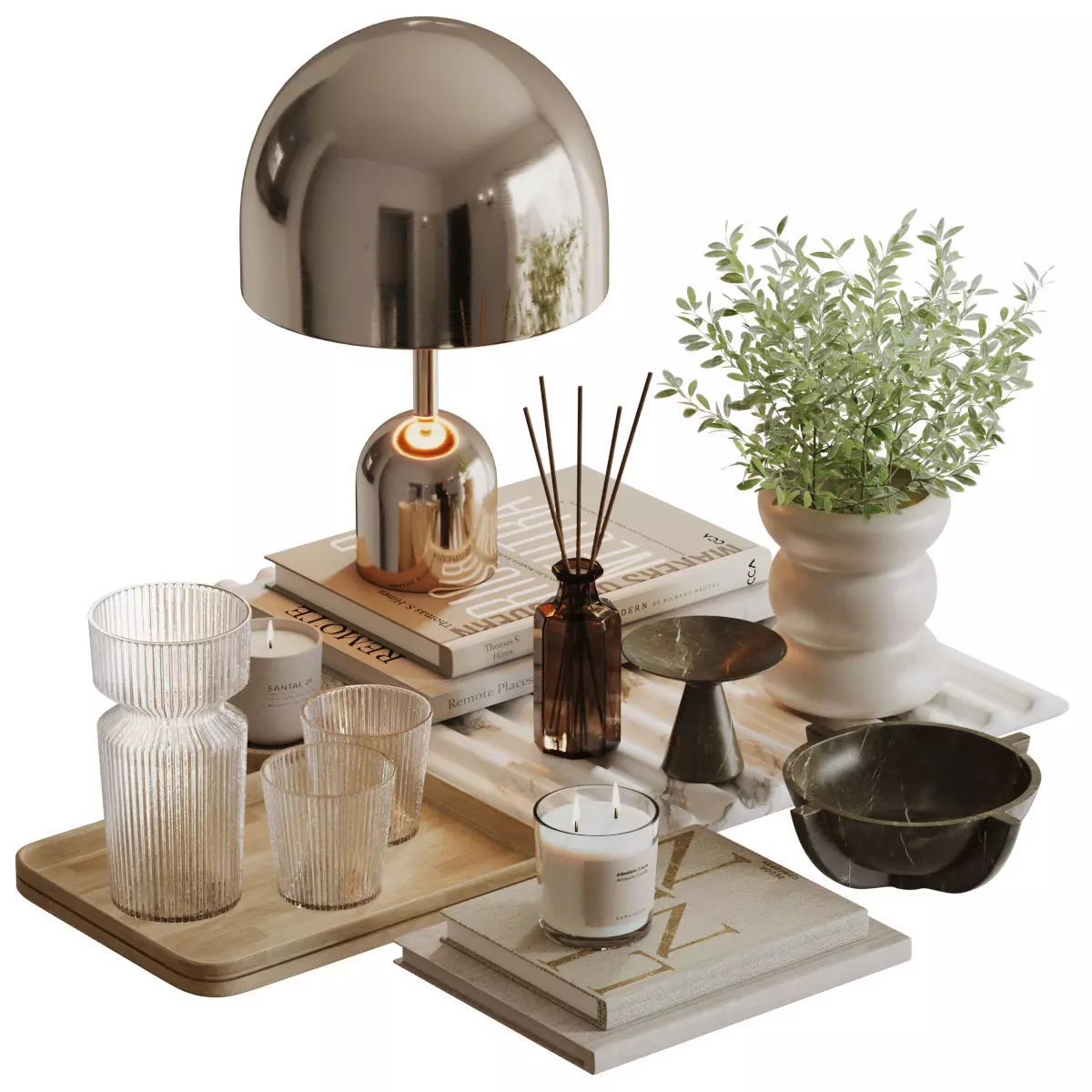 Decorative Set-09 3D model_0