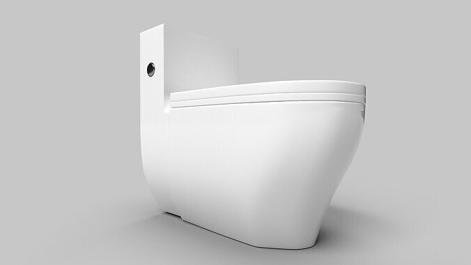 Toilet Bowl CG2 3D model