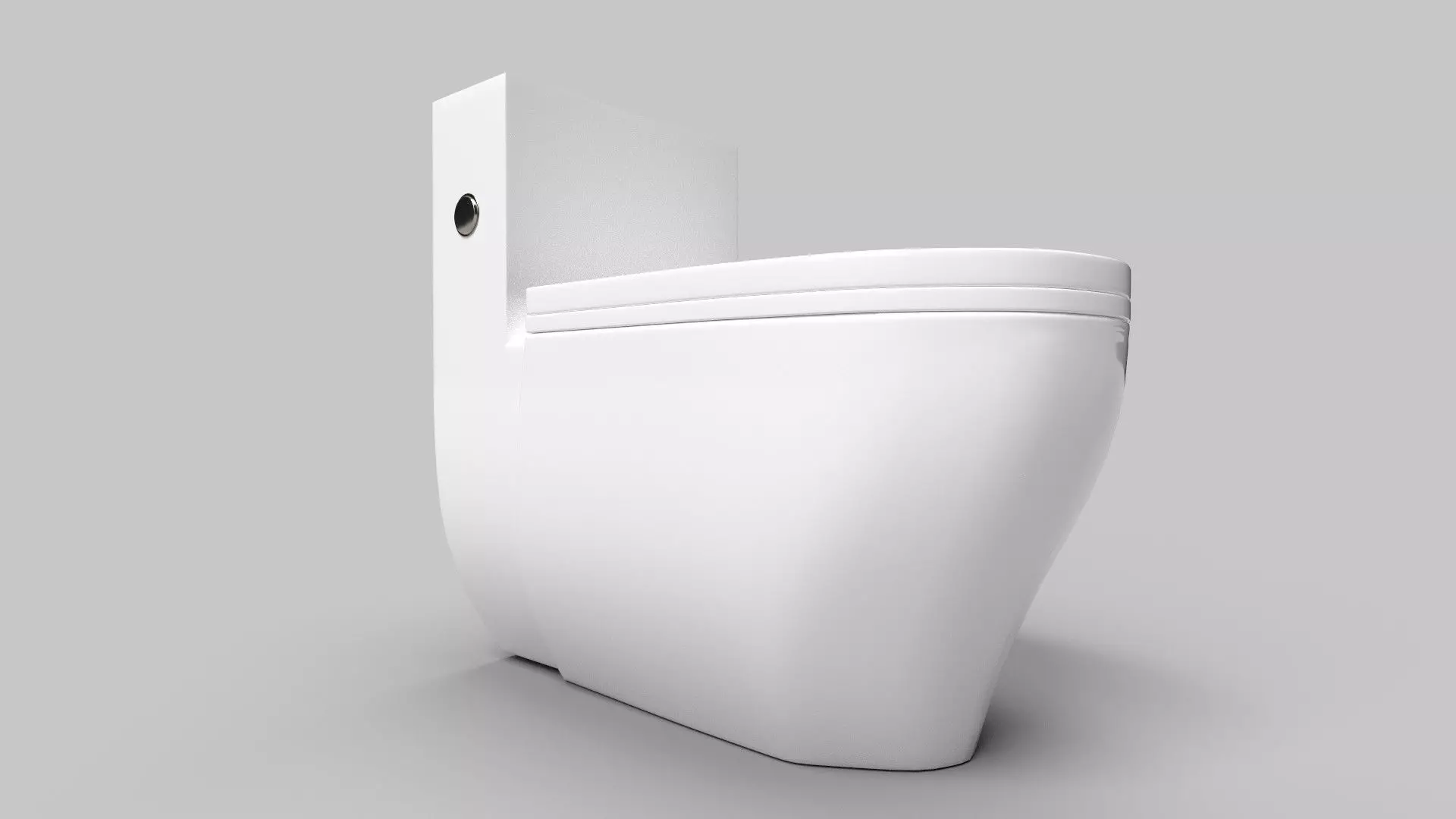 Toilet Bowl CG2 3D model