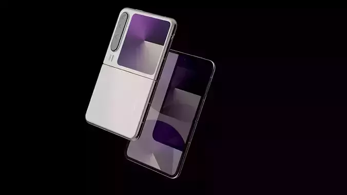 HUAWEI Pura X C4D Model Smartphone Android Flagship HarmonyOS