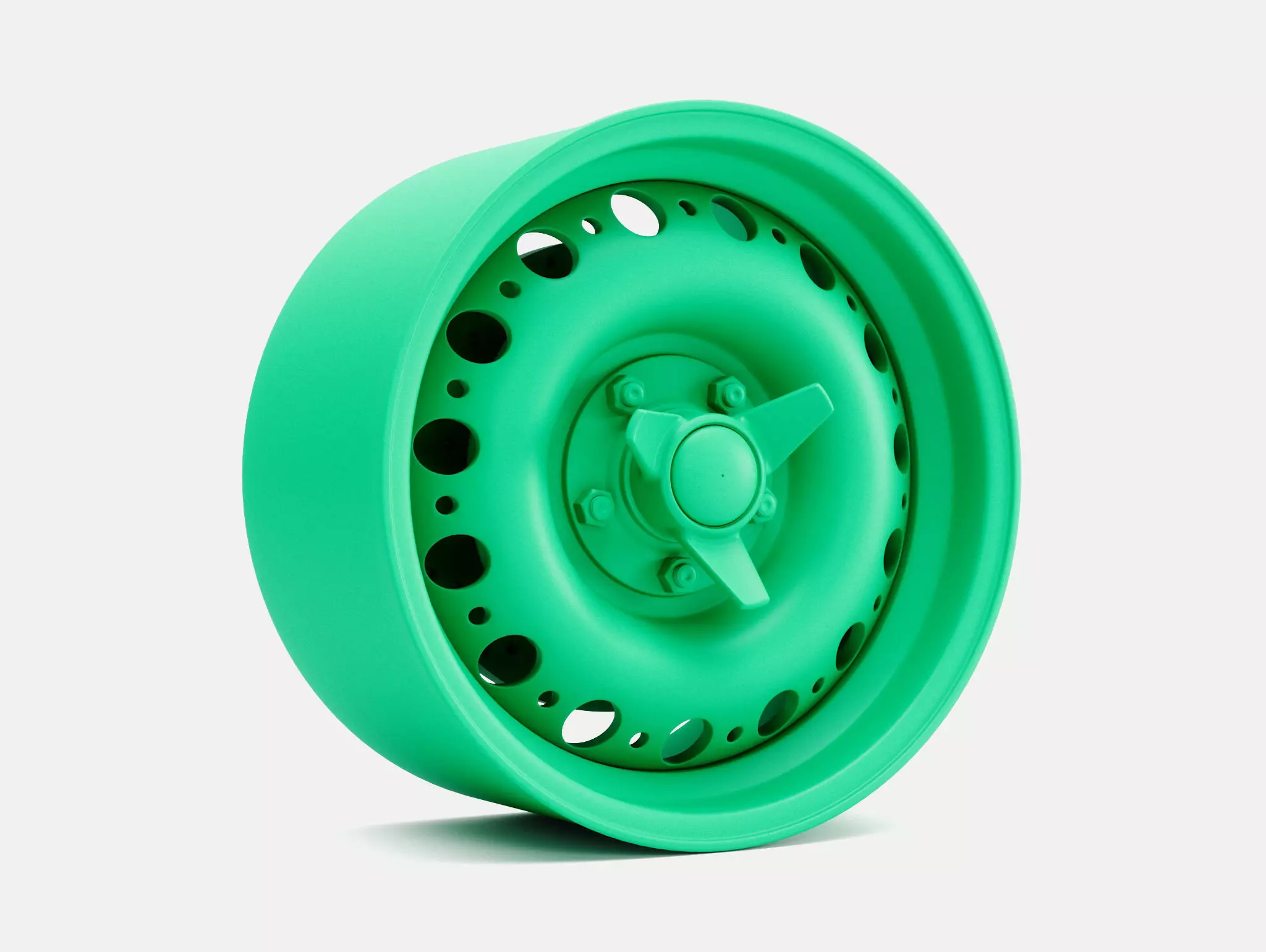 15x8 Dunlop D Type Wheel and Brake 3D print model_1