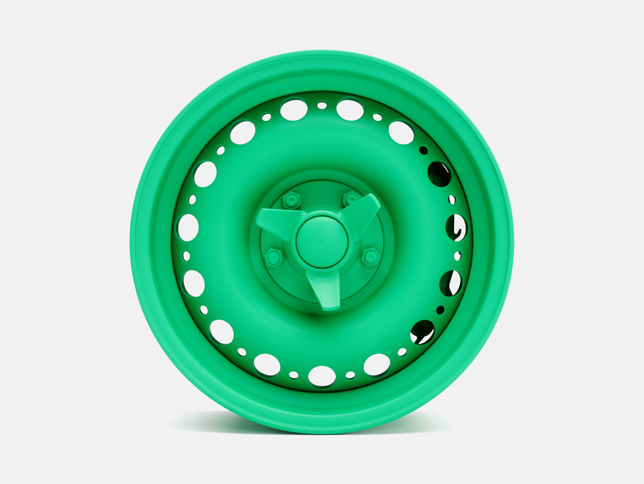 15x8 Dunlop D Type Wheel and Brake 3D print model_3