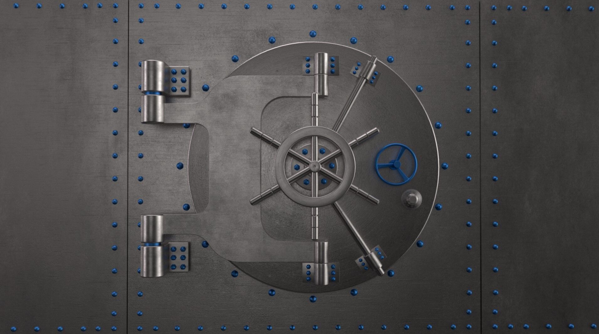 Bank Vault 3D model_2