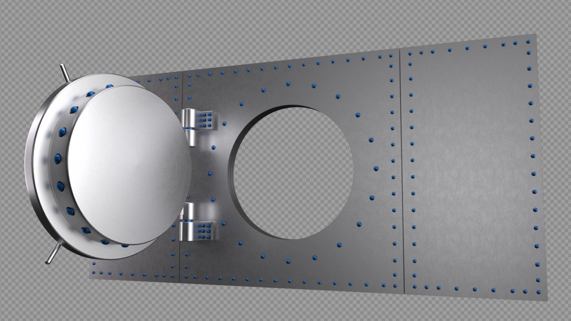 Bank Vault 3D model_5