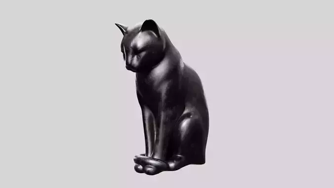 Cat Statuette