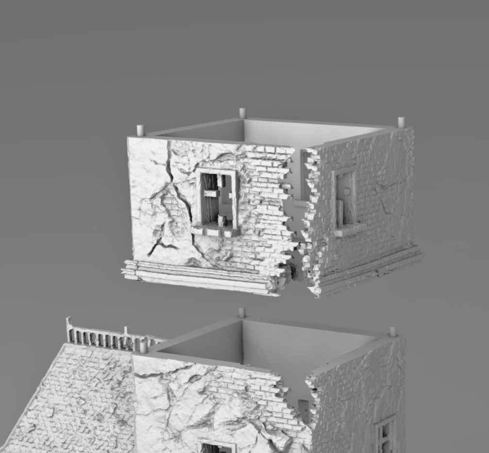 The old ruined tower 3D print model_4