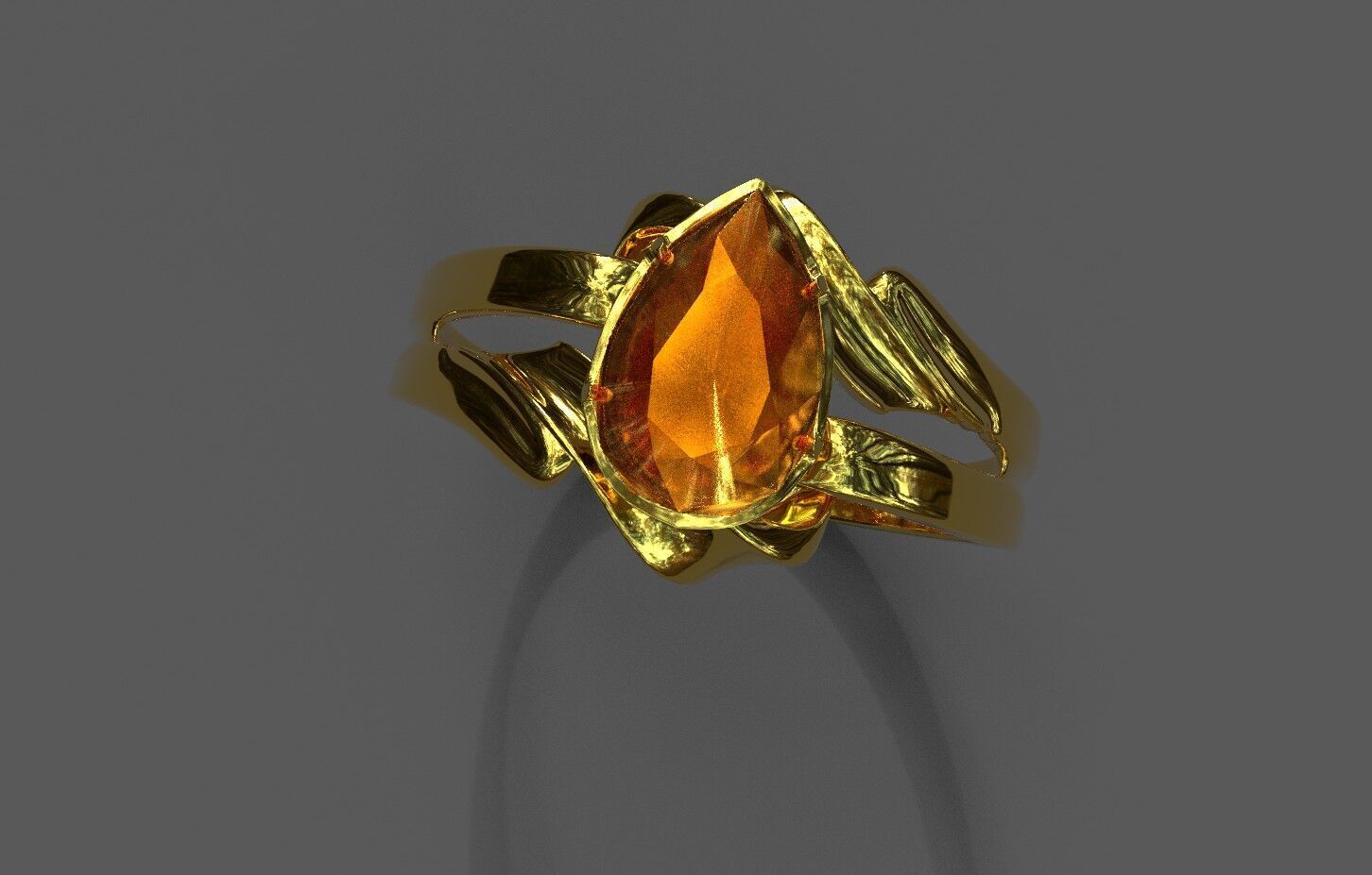 High-Quality 3D Ring Model Low-poly 3D model_4
