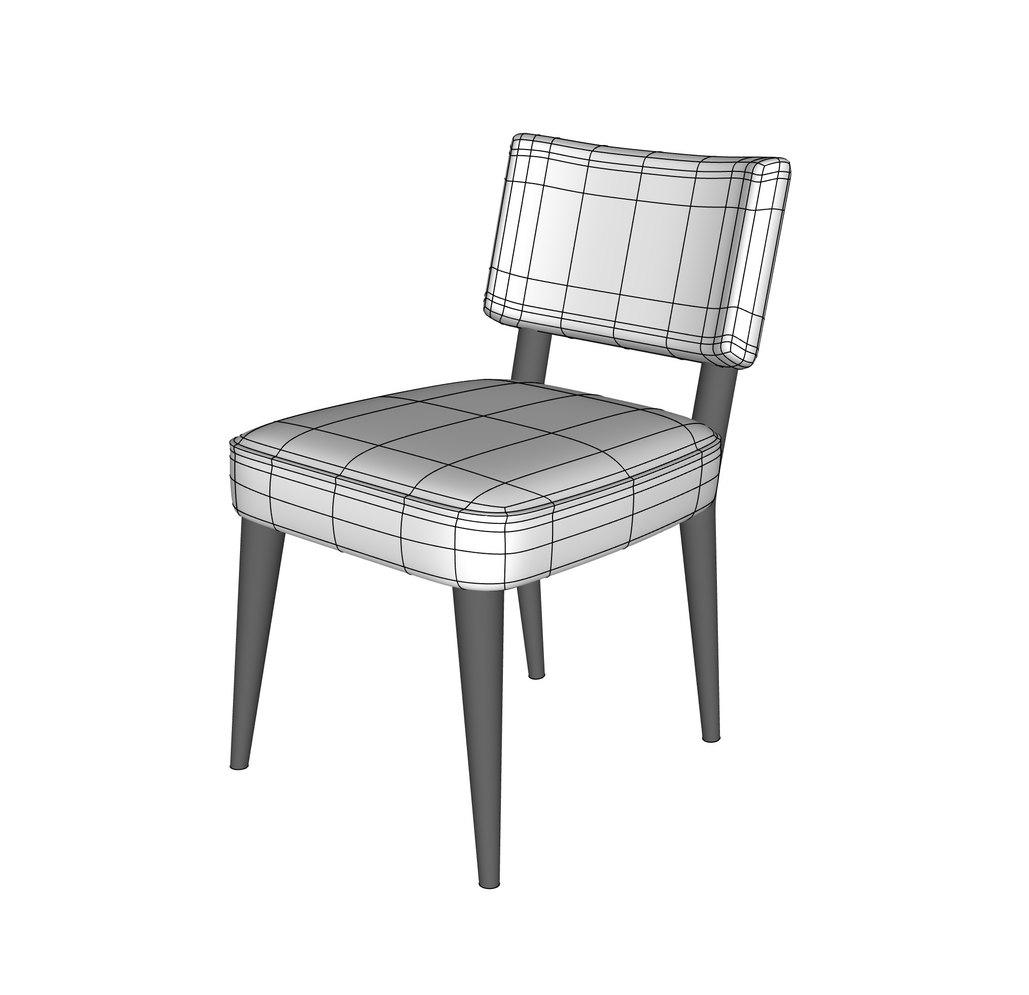 Dining Chair  3D model_8