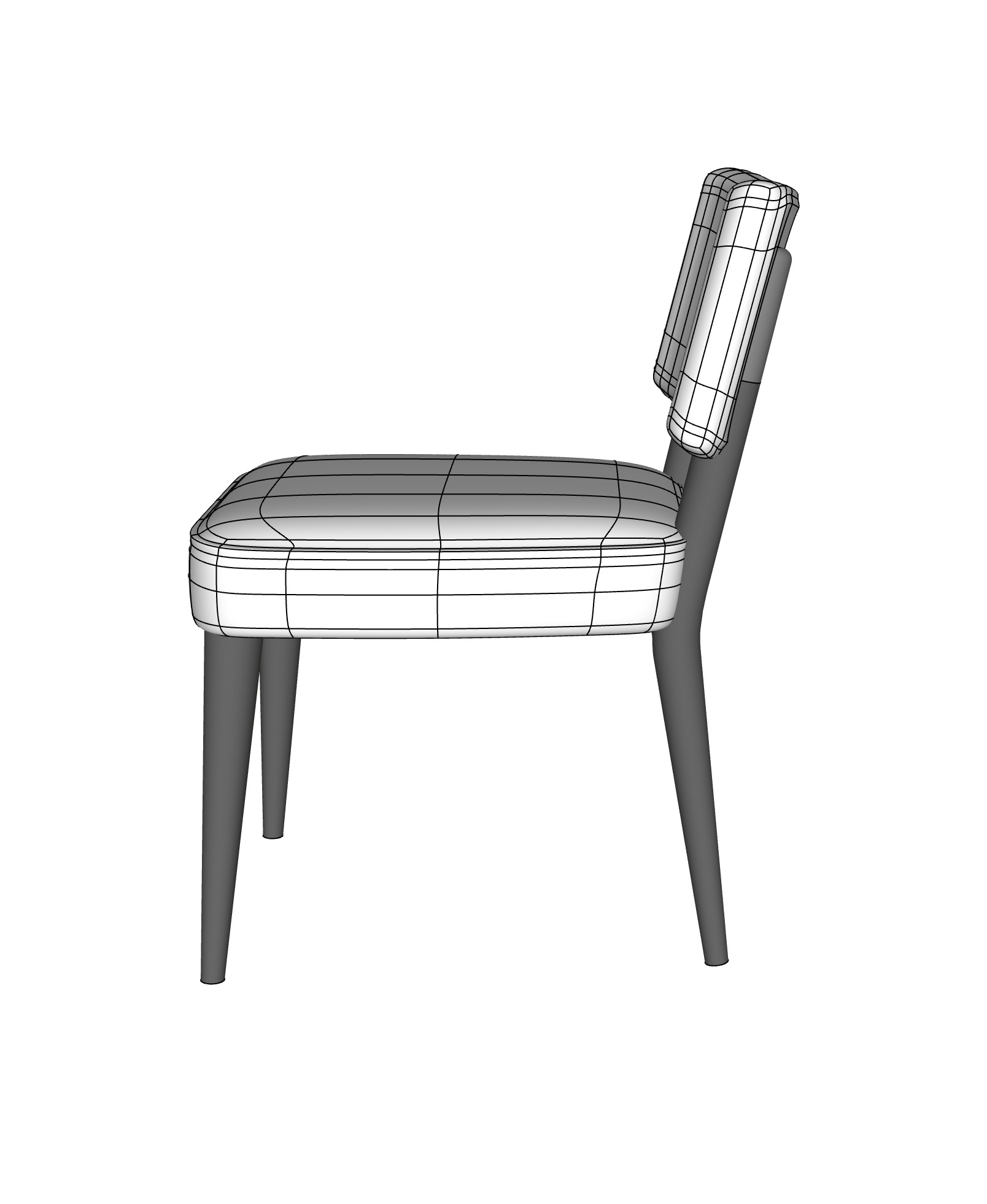 Dining Chair  3D model_10