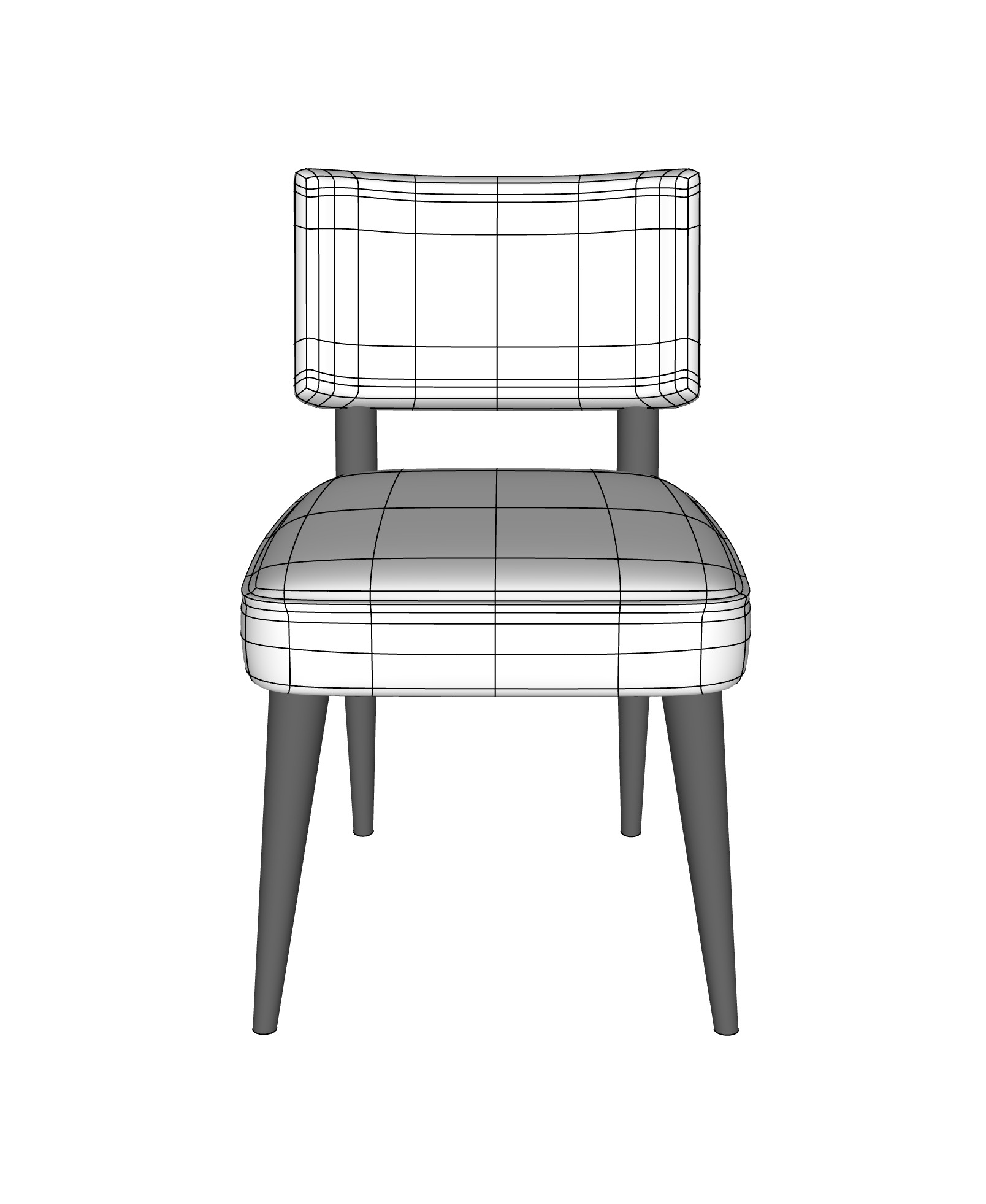 Dining Chair  3D model_9