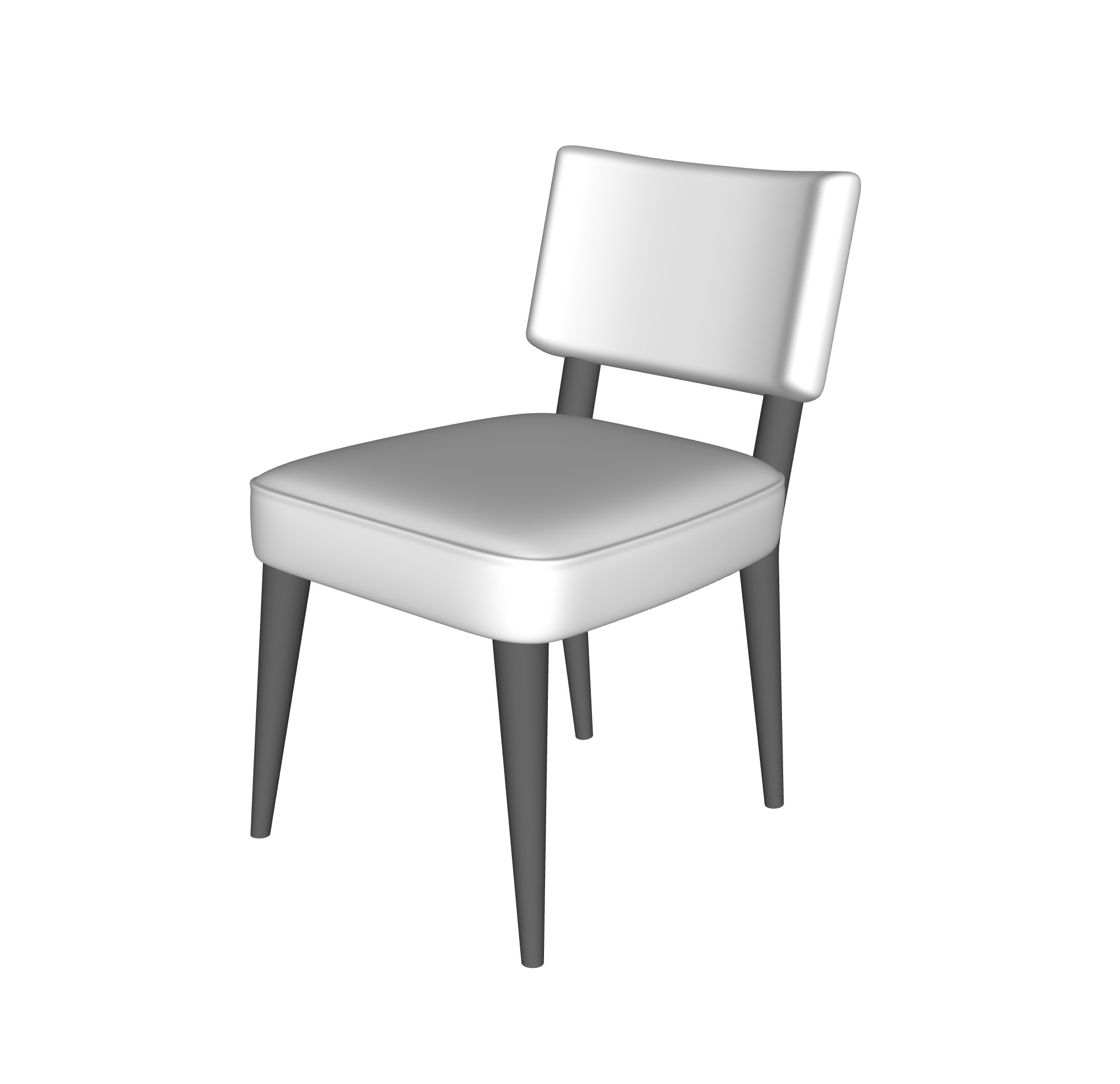 Dining Chair  3D model_4