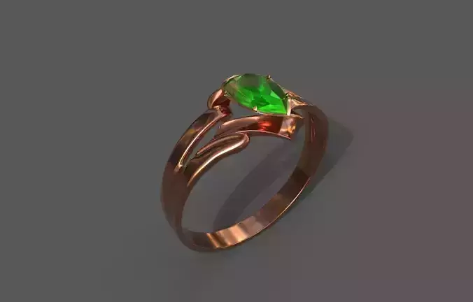 High-Quality 3D Ring Model