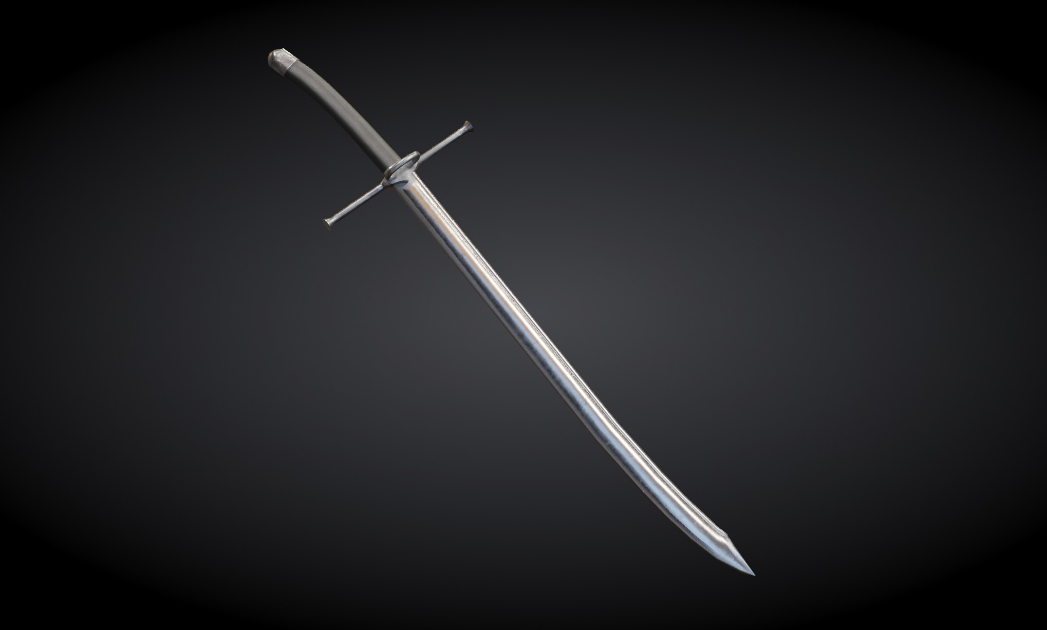 Medieval Weapon Pack Low-poly 3D model_7