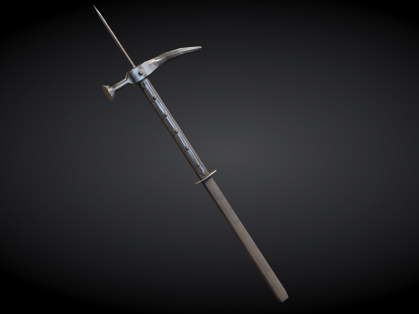 Medieval Weapon Pack Low-poly 3D model_21