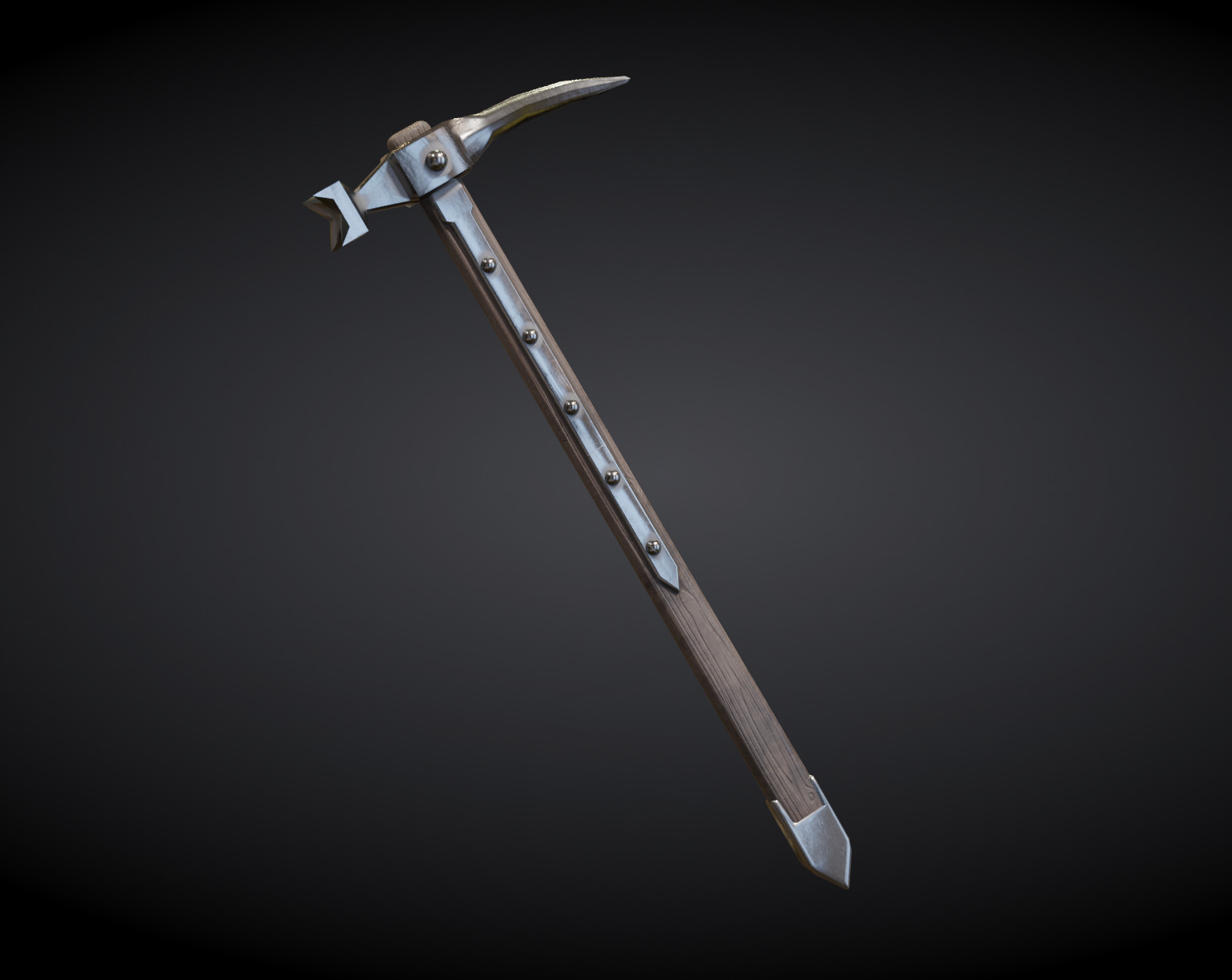 Medieval Weapon Pack Low-poly 3D model_22
