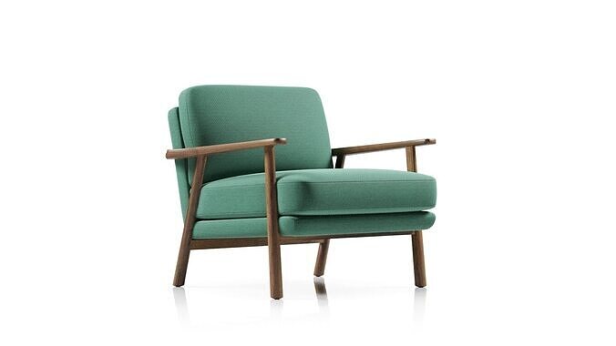 Lars accent chair BY M COM 3D model