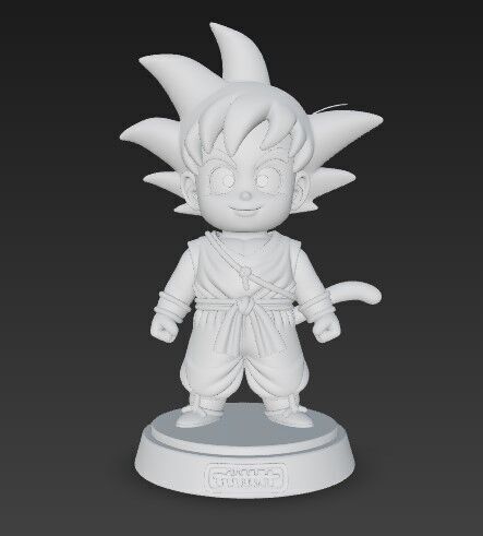 The Cheerful Hero of the Saiyan Race in 3D 3D print model_5