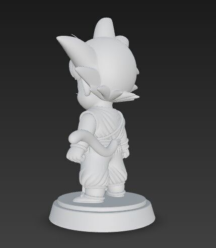 The Cheerful Hero of the Saiyan Race in 3D 3D print model_14